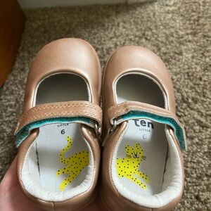 Little Tikes Tan Mary Jane Dress Shoes